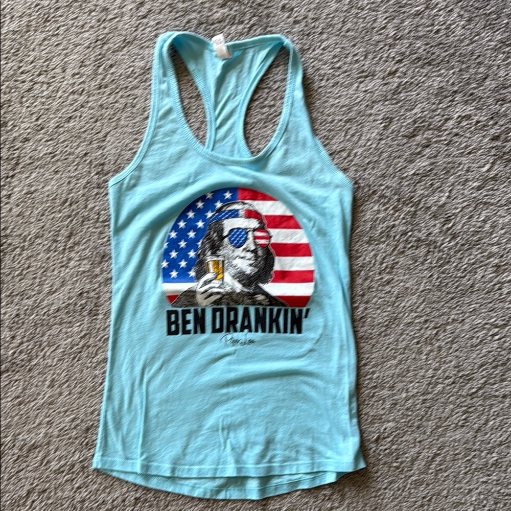 Ben Drankin’ 4th of July Tank